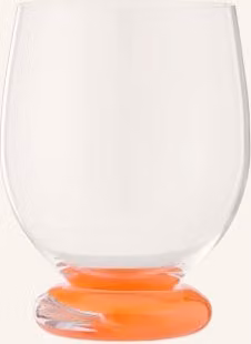 Szklanka typu tumbler Riedel Fatto A Mano Piccolo w kolorze pomarańczowym
