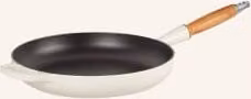 Patelnia Le Creuset Signature beżowa, emaliowany żeliwo