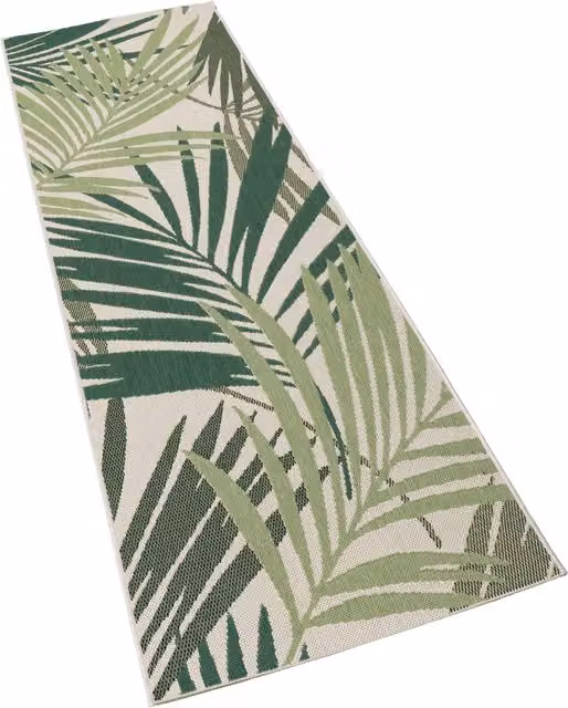 Dywan wewnętrzny i zewnętrzny Ostenza zielony W x S: 80 x 250 cm