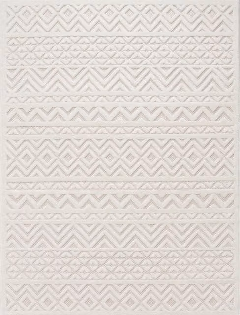 Dywan wewnętrzny i zewnętrzny Livornia krem W x S: 140 x 200 cm