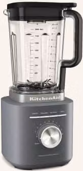 Mikser stojący KitchenAid w kolorze szarym z elementami ze stali nierdzewnej i metalu