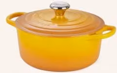 Brytfanna Le Creuset Signature wykonana z żeliwa emaliowanego, kolor żółty