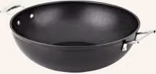 Wok Le Creuset z aluminium z powłoką nieprzywierającą, kolor czarny