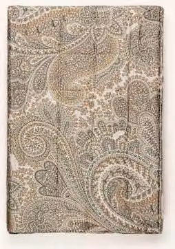 Narzuta na łóżko Etro Home w kolorze beżowym z wielokolorowym ornamentem, W x S: 180 x 130 cm