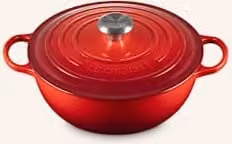 Brytfanna Le Creuset Signature wykonana z żeliwa emaliowanego w kolorze czerwonym