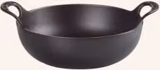 Patelnia do serwowania Balti Dish Le Creuset, kolor czarny, emaliowany żeliwo