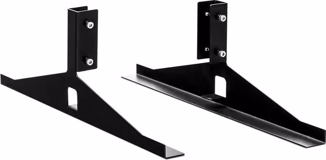 Zestaw 2 sztuk nóżek do dużych paneli grzewczych na podczerwień Trotec z serii TIH S, kolor czarny