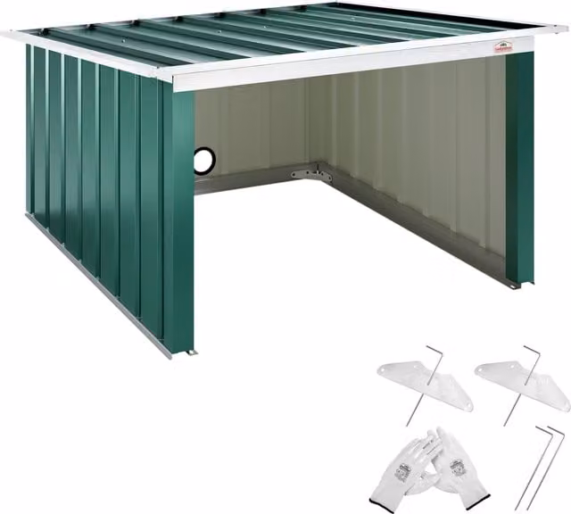Garaż dla kosiarek automatycznych Gardebruk Zielony W x S x G: 89 x 90 x 54 cm