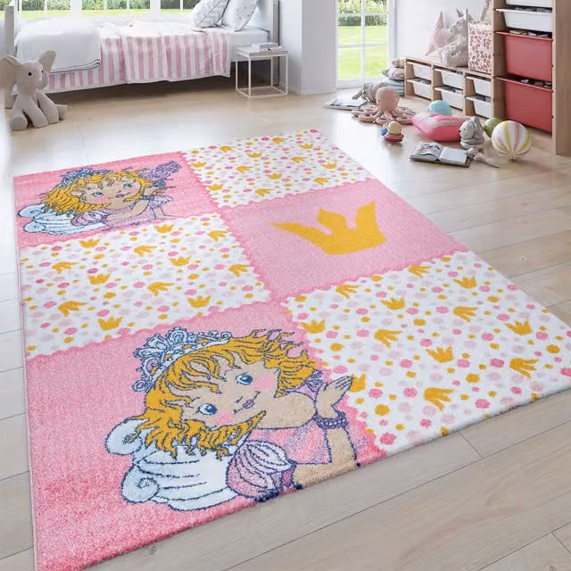 Dywan dla dzieci Prinzessin lillifee różowy W x S: 160 x 230 cm
