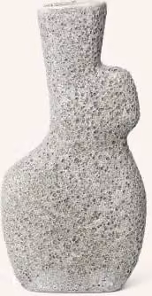 Wazon ceramiczny Ferm Living Yara Large w kolorze szarym