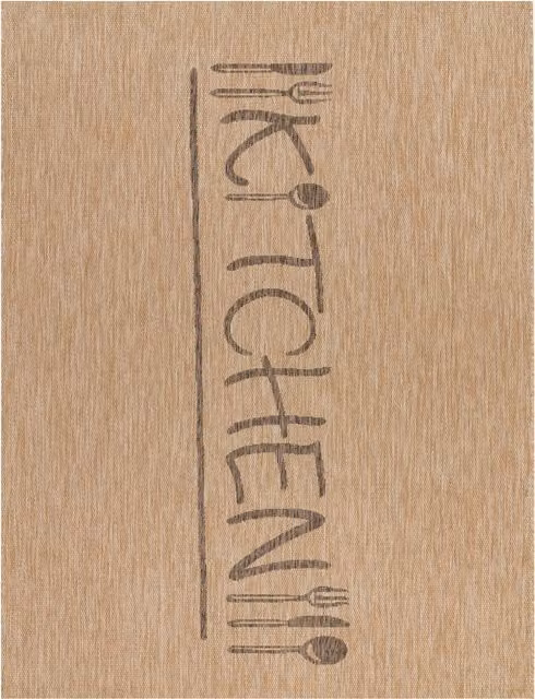 Dywan do kuchni Cuisinea beżowy W x S: 80 x 250 cm