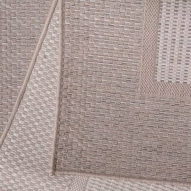 Dywan wewnętrzny i zewnętrzny Verona beżowy biały W x S: 80 x 250 cm