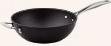 Patelnia typu wok Le Creuset aluminium z powłoką nieprzywierającą, kolor srebrny i czarny