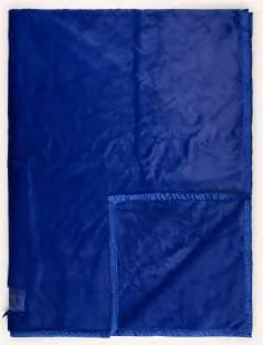 Koc Zoeppritz Pled wykonany ze sztucznego futra w kolorze niebieskim, wymiary: 200 x 150 cm
