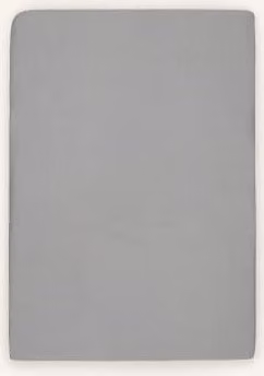 Prześcieradło z gumką Formesse Bella Donna Alto, szare, bawełna jersey, 90 x 190 cm