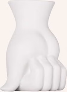 Biały wazon ceramiczny Jonathan Adler tabletop