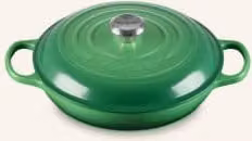 Brytfanna emaliowana Le Creuset Gourmet z żeliwa, kolor zielony, 28 cm