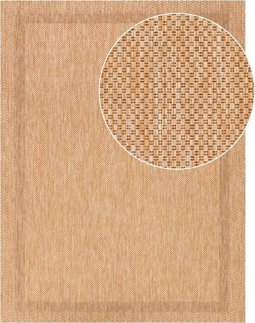 Dywan wewnętrzny i zewnętrzny Romana beżowy W: 80 cm, D: 250 cm