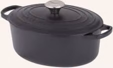 Brytfanna emaliowana Le Creuset Signature z żeliwa w kolorze czarnym