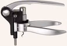 Korkociąg dźwigniowy Le Creuset Leverpull Lm-250 srebrny z nożykiem do folii wykonany z metalu