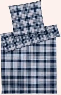 Elegante pościel flanelowa Manchester w kolorze brązowym, zestaw z poszewką na kołdrę i poduszkę, W x S x G: 135 x 200 cm oraz 80 x 80 cm