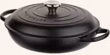 Garnek emaliowany Le Creuset Gourmet Signature czarny 30 l