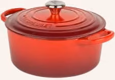 Brytfanna Le Creuset Signature wykonana z żeliwa emaliowanego w kolorze czerwonym