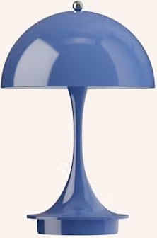 Lampa stołowa Louis Poulsen Panthella 160 Portable LED niebieska, ściemnialna, akumulatorowa
