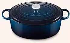 Brytfanna emaliowana Le Creuset Signature z żeliwa, kolor fioletowy
