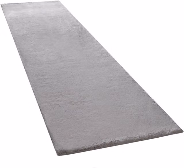 Dywanik futrzany Fluffy szary W x S: 80 x 300 cm