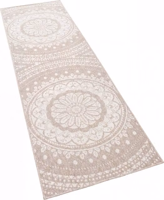 Dywan wewnętrzny i zewnętrzny Breezy beżowy W x S: 80 x 250 cm