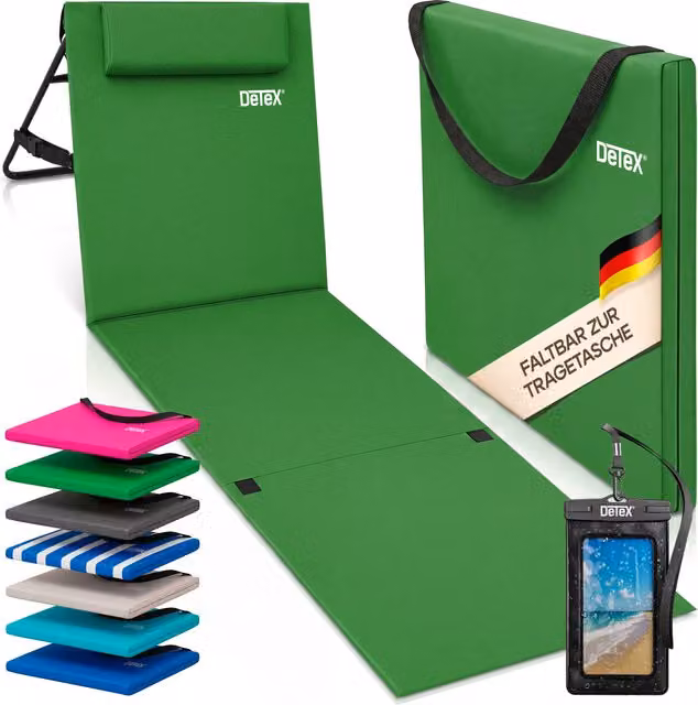 Mata plażowa Detex Zielona W: 158 cm, S: 56 cm