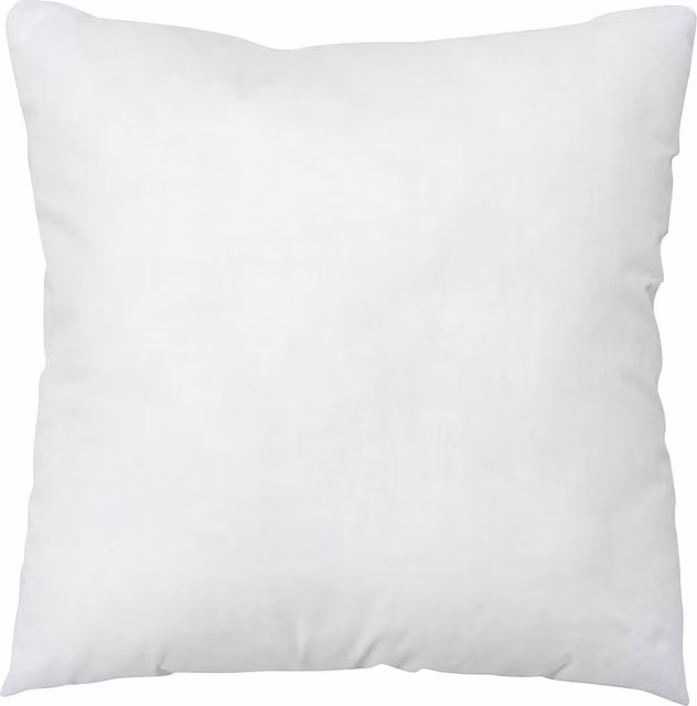 Poduszka wewnętrzna kwadratowa Yellowtipi biała, W: 55 cm, S: 55 cm, G: 55 cm