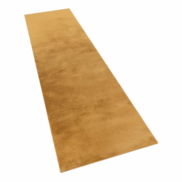 Puszysty dywan Solina żółty W x S: 80 x 300 cm