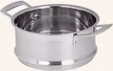Wkład do gotowania na parze Le Creuset 3-Ply ze stali nierdzewnej, kolor srebrny