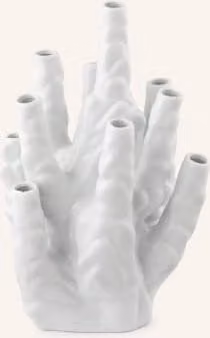Wazon Coral Polspotten biały ceramiczny do kwiatów
