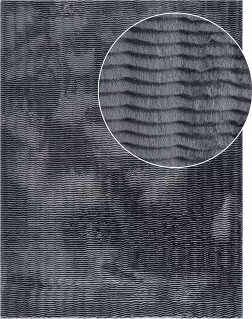 Dywanik futrzany Arnia antracyt W x S: 160 x 220 cm