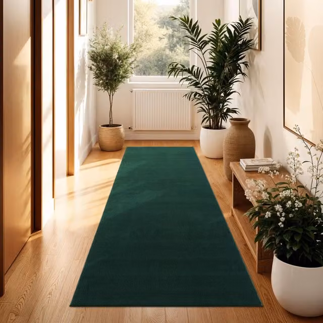 Dywan Calia Italia zielony prostokątny W: 80 cm, D: 300 cm