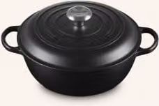 Brytfanna emaliowana Le Creuset Signature z żeliwa, kolor czarny