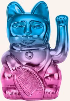 Figurka dekoracyjna Donkey Lucky Cat Player One różowa
