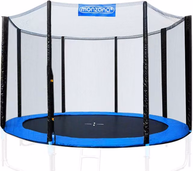 Siatka ochronna do trampoliny monzana® czarna Ø 305 cm, odporna na UV