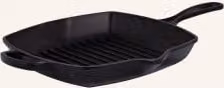 Patelnia do grillowania Le Creuset Signature z emaliowanego żeliwa, kolor czarny