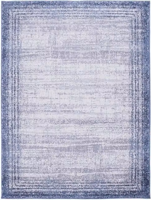 Dywan w stylu vintage Catalina niebieski 60 x 100 cm