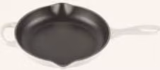 Patelnia grillowa Le Creuset Signature z emaliowanego żeliwa, biała