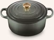 Brytfanna Le Creuset Signature wykonana z żeliwa emaliowanego, kolor zielony