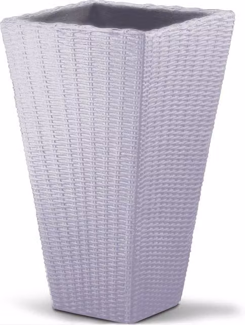 Doniczka Deuba® imitująca polirattan, kolor beżowy, W x S x G: 70 x 40 x 40 cm
