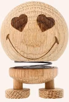 Figurka dekoracyjna Hoptimist Smiley Love Small w kolorze brązowym