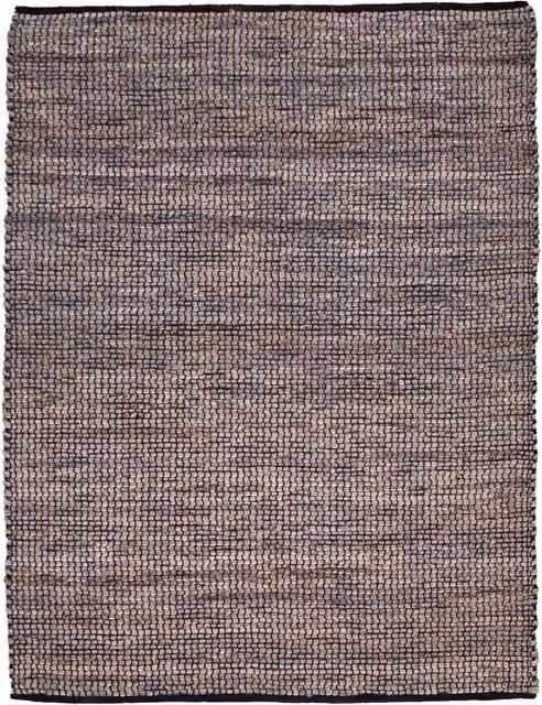 Ręcznie tkany dywan Orkide niebieski z wełny i juty w stylu boho, W x S: 100 x 60 cm
