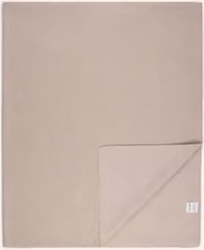 Pled Proflax w kolorze beżowym, miękki koc typu fleece o wymiarach 200 x 160 cm