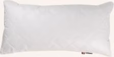 Poduszka Centa-Star Royal weiss, biała, mikrofibra, 40 x 80 cm